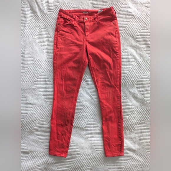 Old Navy Denim - Old Navy Women's Bright Pink Jeans, Rockstar Super Skinny